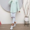 شومیز مانتویی کوبایی یقه بندی کد 4046 - Image 5