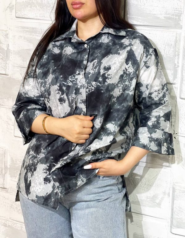 شومیز دمپا هلالی چریکی کد۷۷۵۳ - Image 6