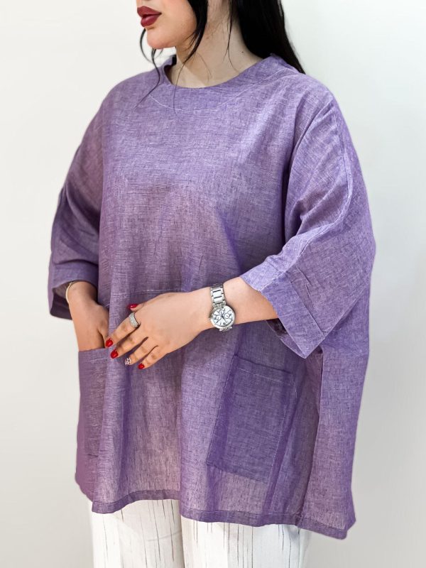 شومیز پانچ جیب کانگورویی کد 7752